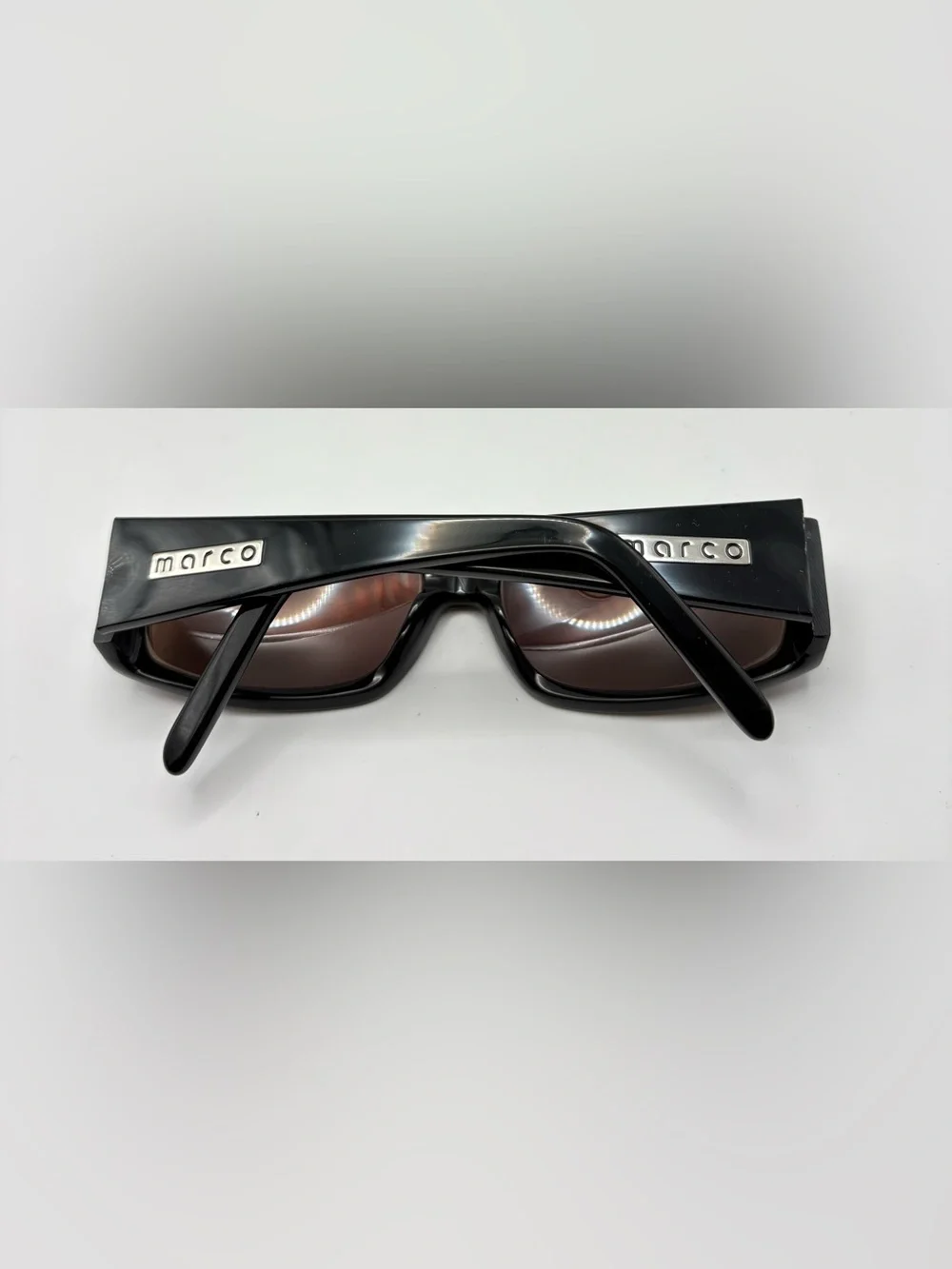 Marco 54 Black Oval Sunglasses Frames Only